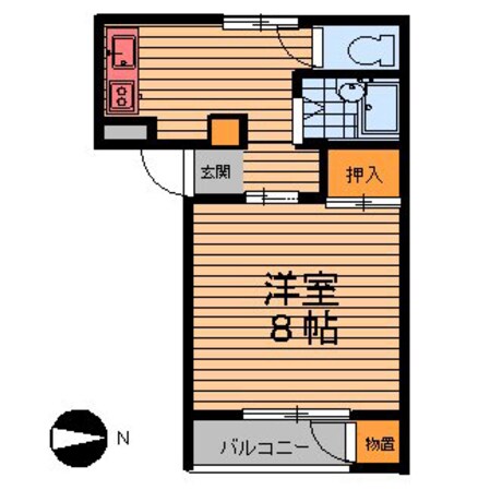 山形駅 徒歩30分 2階の物件間取画像